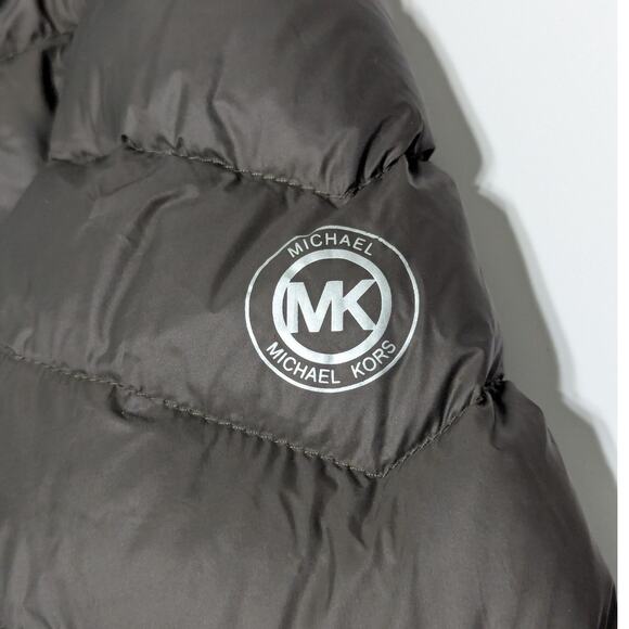 Michael Michael Kors Packable Down Fill Quilted Coat Gorpcore Winterwear Jacket - Picture 3 of 5